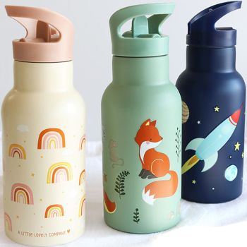A Little Lovely Company Edelstahl-Trinkflasche 350 ml für Kinder im Babyladen Erlangen
